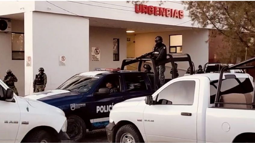 Comando armado irrumpe en hospital de Zacatecas y se lleva a un preso que recibía atención médica