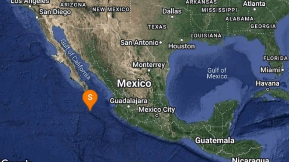 Temblor en Baja California Sur