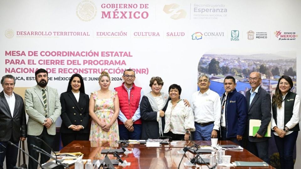 Mesa de coordinación estatal para el cierre del programa nacional de reconstrucción