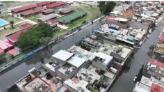 Bajo el agua: así lucen las calles de Jardines de Morelos, Ecatepec tras intensas lluvias, VIDEOS