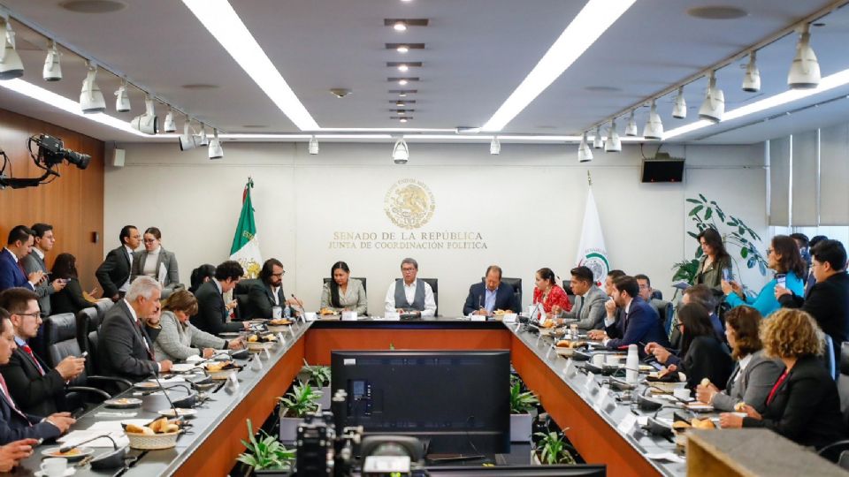 Ricardo Monreal, durante la sesión de la Comisión Permanente del Congreso de la Unión este miércoles.