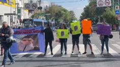 Exigen justicia para Luis con bloqueo en Eje Central Lázaro Cárdenas