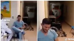 Captan en VIDEO a un TERRORÍFICO ente paranormal a las 3 am, en un hospital