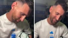 "Me lo firmas y me lo tatuó", un aficionado le pide a Messi su autógrafo y su reacción se vuelve viral