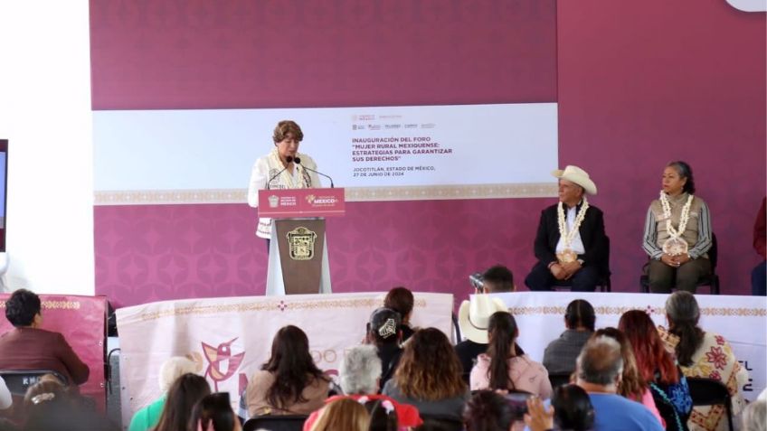 Inaugura Delfina Gómez foro de mujeres rurales y ofrece impulsar políticas públicas para mejorar sus condiciones de vida