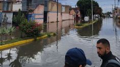 Chalco y Cuautitlán amanecen bajo el lodo y agua tras lluvias