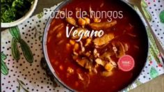 Pozole de Hongos vegano, receta fácil y saludable para combatir el frío