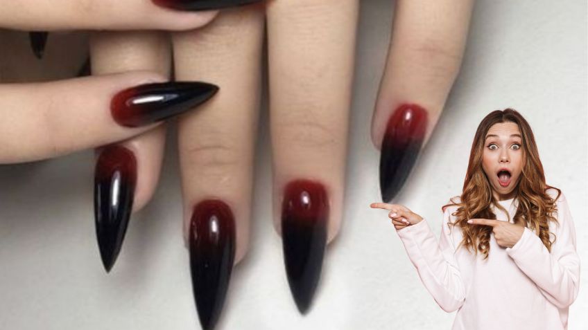 Estos son los 4 diseños de uñas vampiro que son tendencia en manicura