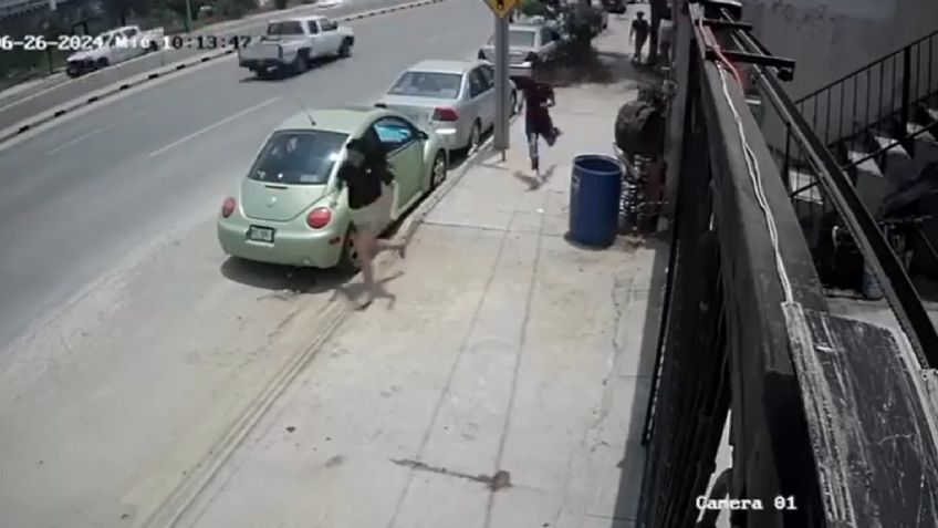 VIDEO: en sólo 15 segundos, persiguen y matan a mujer en San Pedro