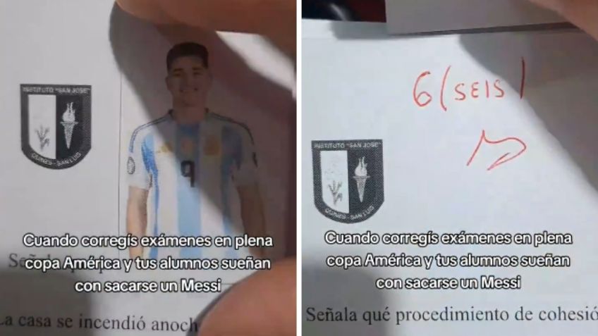 Copa América: un maestro sorprende calificando a sus alumnos con jugadores de fútbol, "todos sueñan sacar un Messi"