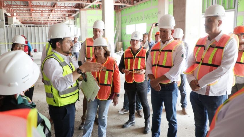 Supervisan Zoé Robledo y Carlos Manuel Merino avance de IMSS-Bienestar en Tabasco