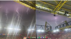 Euro 2024: las impactántes imágenes de la tormenta eléctrica que azotó el Alemania vs Dinamarca