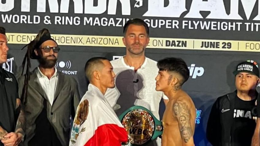 "Gallo" Estrada vs "Bam" Rodríguez listos para la guerra ¿Dónde y cuándo ver la pelea por el título supermosca?