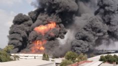 VIDEO: así se ve fuerte incendio en fábrica de plásticos en Ecatepec