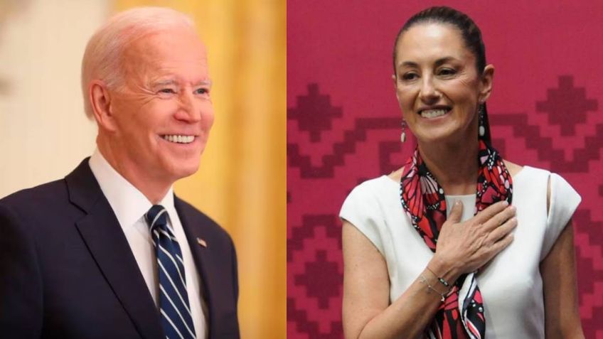 “Estoy convencida que seguiremos colaborando”, Sheinbaum responde a felicitaciones de Biden