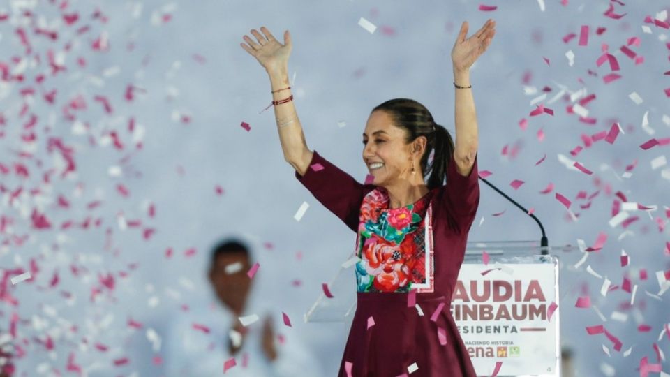 Claudia Sheinbaum, virtual presidenta de México