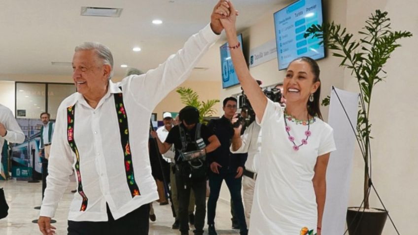 AMLO anuncia nueva gira con Claudia Sheinbaum, visitarán 5 estados