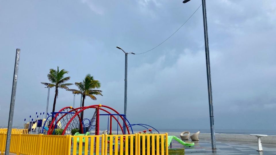 Lluvias en Veracruz, la tarde de este domingo.