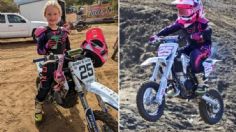 Muere niña promesa de motocross a los 9 años en "raro accidente"