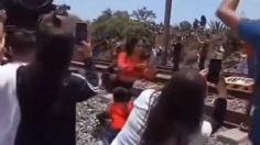 Joven intenta tomarse una selfie con la locomotora La Emperatriz, en Hidalgo, y recibe golpe en la cabeza