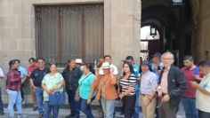 AMLO recibe a la CNTE en Palacio Nacional