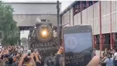 VIDEO: así fue el emotivo momento de la llegada de "La Emperatriz", la famosa locomotora fue vitoreada