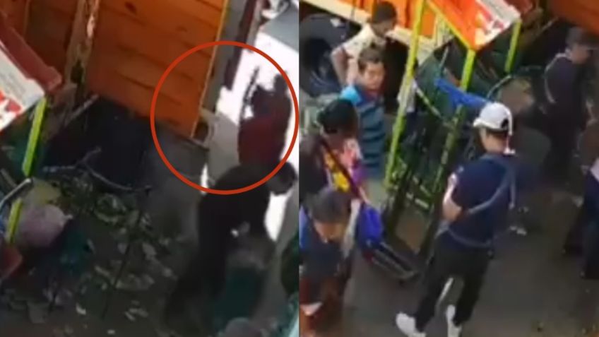 ¿Qué pasó en el Mercado de Abastos, donde una mujer atacó a su cuñado por no dar pensión alimenticia?