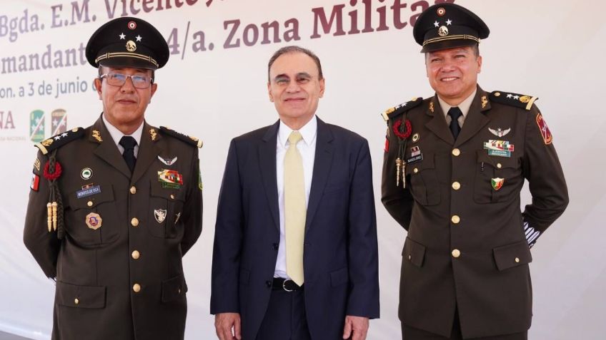 Encabeza gobernador Durazo toma de protesta del nuevo comandante de la Cuarta Zona Militar