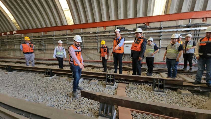 Línea 1 del Metro: recorren y supervisión de avances en las obras de modernización en Pantitlán