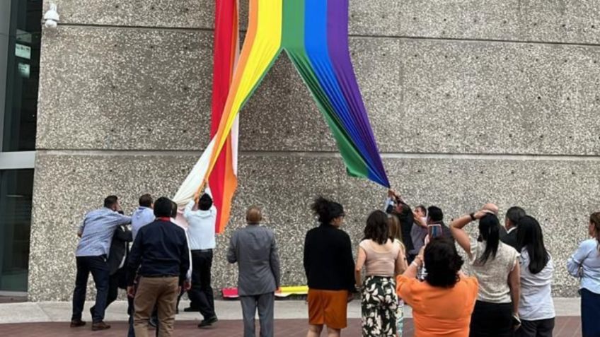 La Dirección General de Diversidad Sexual de la CDMX condena la destrucción de bandera del orgullo LGBTI+ en oficina del Infonavit