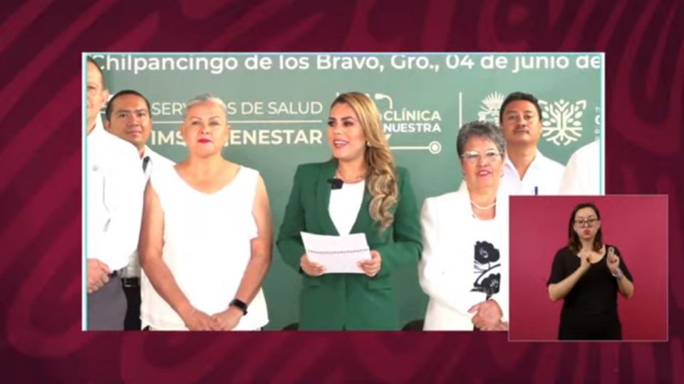 La gobernadora Evelyn Salgado Pineda realizó un enlace en la conferencia mañanera del presidente Andrés Manuel López Obrador