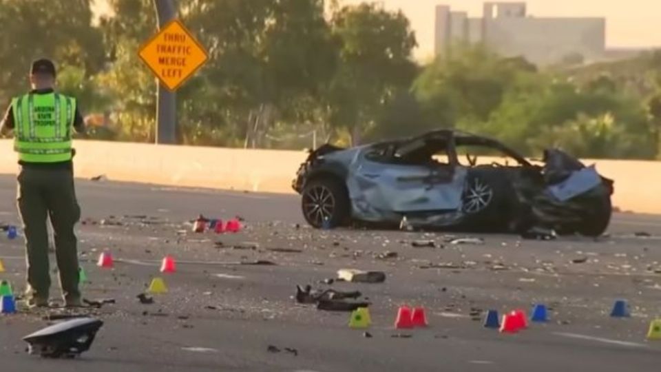 Filtraron imágenes de cómo quedó el carro en el que viajaban Los Parra, tras el accidente