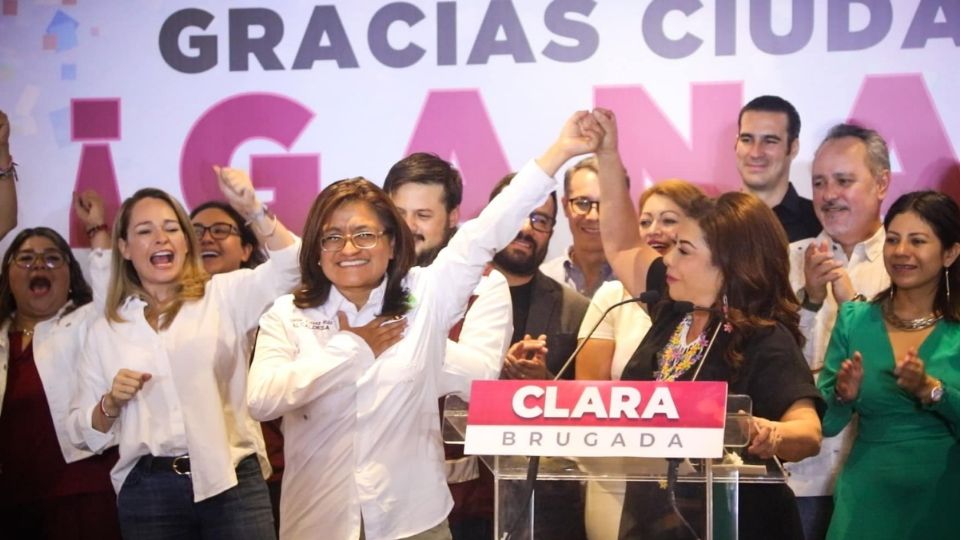 Aleida Alavez Ruíz, candidata de la coalición Morena-PT-PVEM y virtual alcaldesa electa en Iztapalapa.