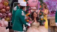 Galilea Montijo sorprende al celebrar su cumpleaños en "Hoy" vestida como quinceañera y acompañada por chambelanes