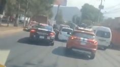 Así fue la persecución policiaca y balacera en la México-Texcoco que dejó una persona muerta: VIDEO