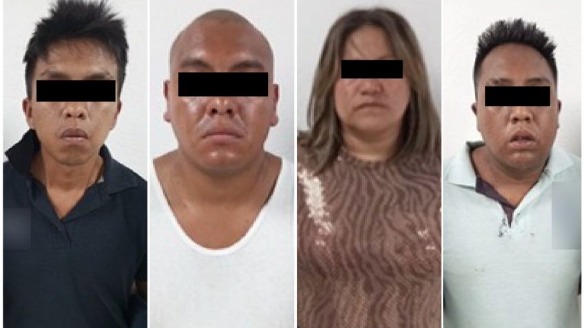 Atrapan a cuatro supuestos extorsionadores en la CDMX