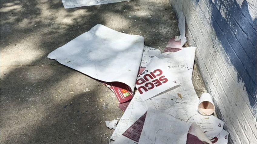 Alertan sobre impacto ecológico de “basura electoral” en la CDMX