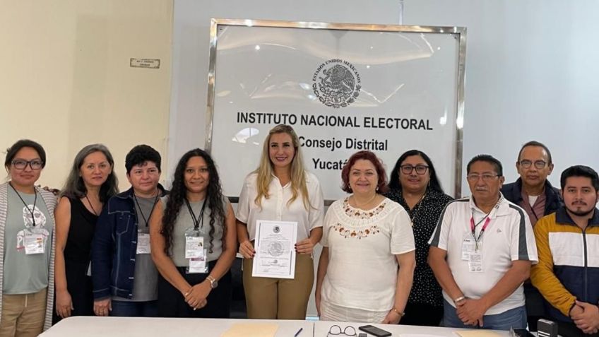 Jessica Saidén recibe constancia como diputada federal en Yucatán