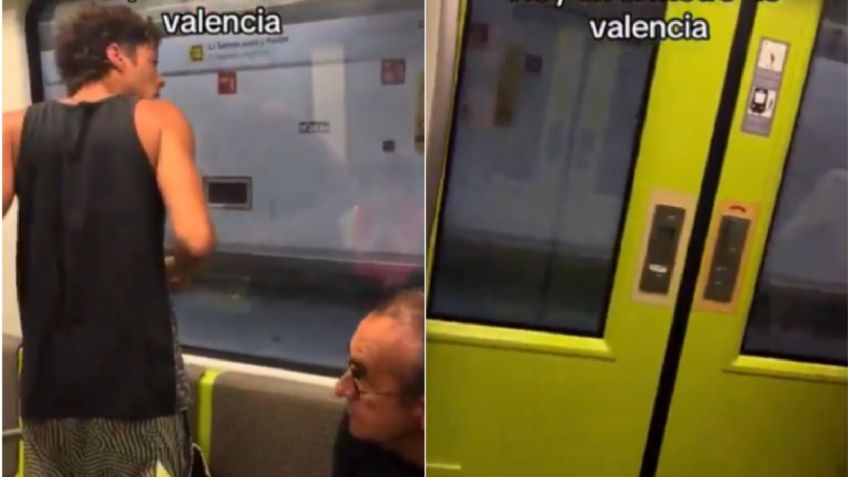 VIDEO: captan violento asalto en estación del Metro, tratan de robar a usuarios con un cuchillo de plástico