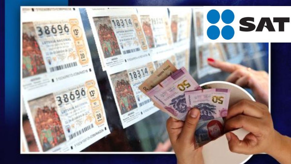 SAT: esto es lo que debe pagar el ganador de la lotería con un premio de 50 millones en impuestos. Fuente: Canva