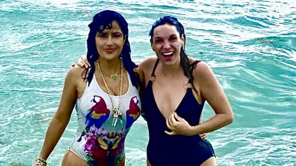 Salma y Samantha disfrutaron del Día del Océano juntos