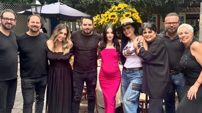 José Eduardo y Paola Dalay presumen su último baby shower con exclusivos invitados, pero con Eugenio Derbez como el gran ausente