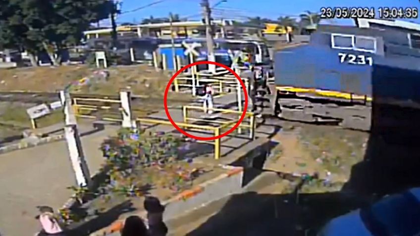 VIDEO: empresa del tren que arrolló a mujer se deslinda y detalla qué hizo el maquinista para evitarlo