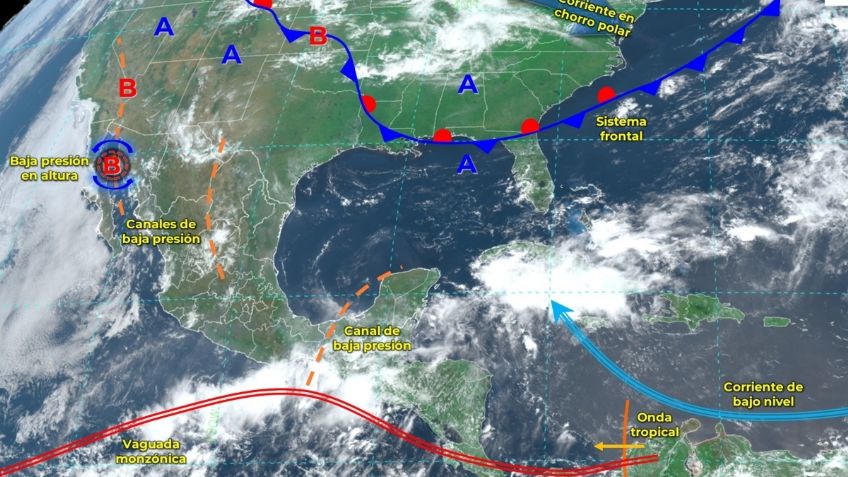 Onda tropical 3 se aproxima a México: ¿qué estados se verán afectados?