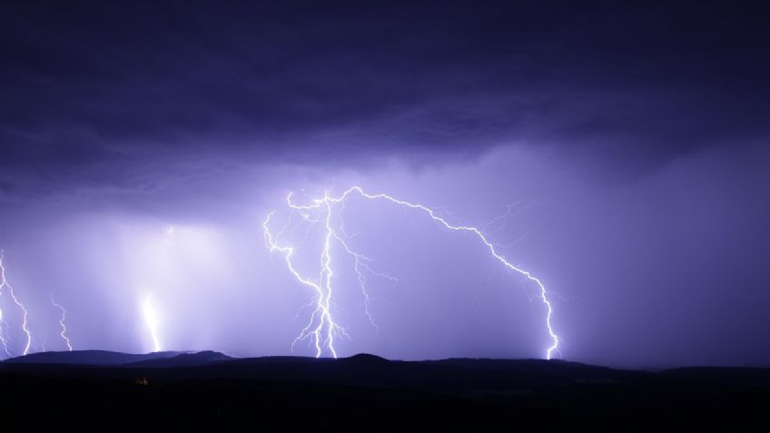 Lluvias intensas, descargas eléctricas y granizo: este clima le espera a los estados el lunes 10 de junio