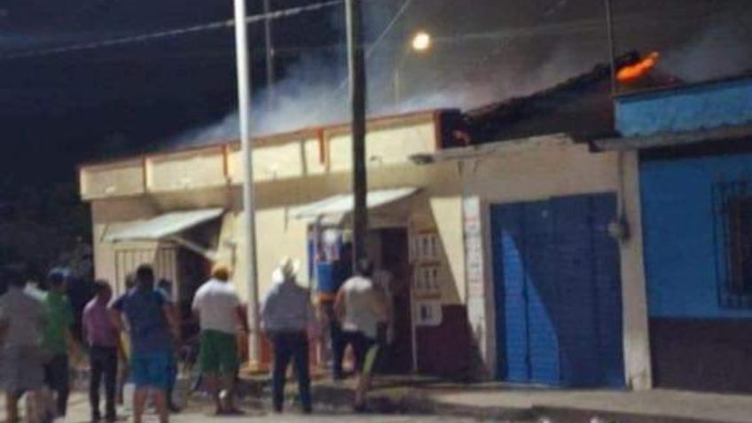 Reportan quema de casas en La Concordia, Chiapas; están inconformes por los resultados electorales del 2 de junio