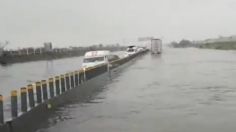 Circuito Exterior Mexiquense: "Chris" deja inundaciones de hasta medio metro de altura: VIDEO