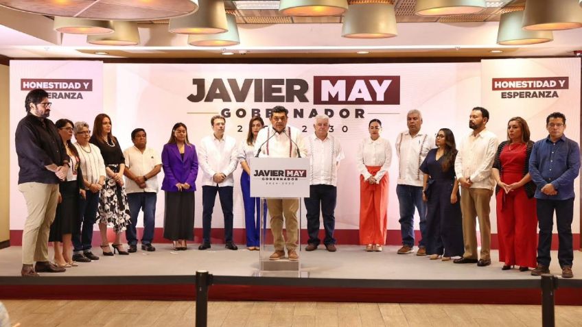 Nombran a hermano de AMLO como secretario de Gobierno de Tabasco; Javier May presenta a su gabinete