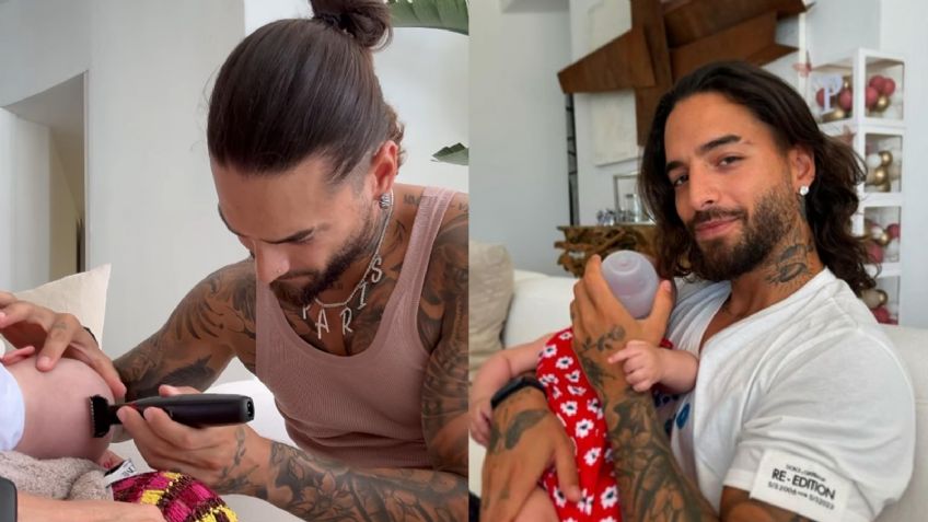 Critican a Maluma por rapar a su bebé de 4 meses, ¿por qué muchos papás y mamás lo hacen?