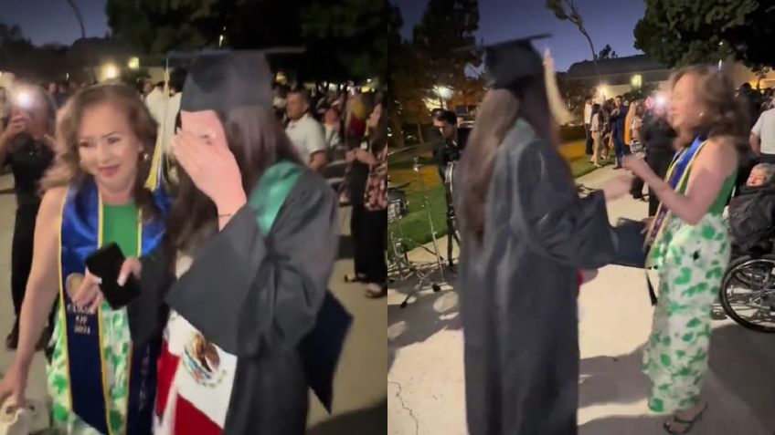 ¡Le llevaron banda! Padres hacen llorar a su hija tras graduarse de la universidad: VIDEO